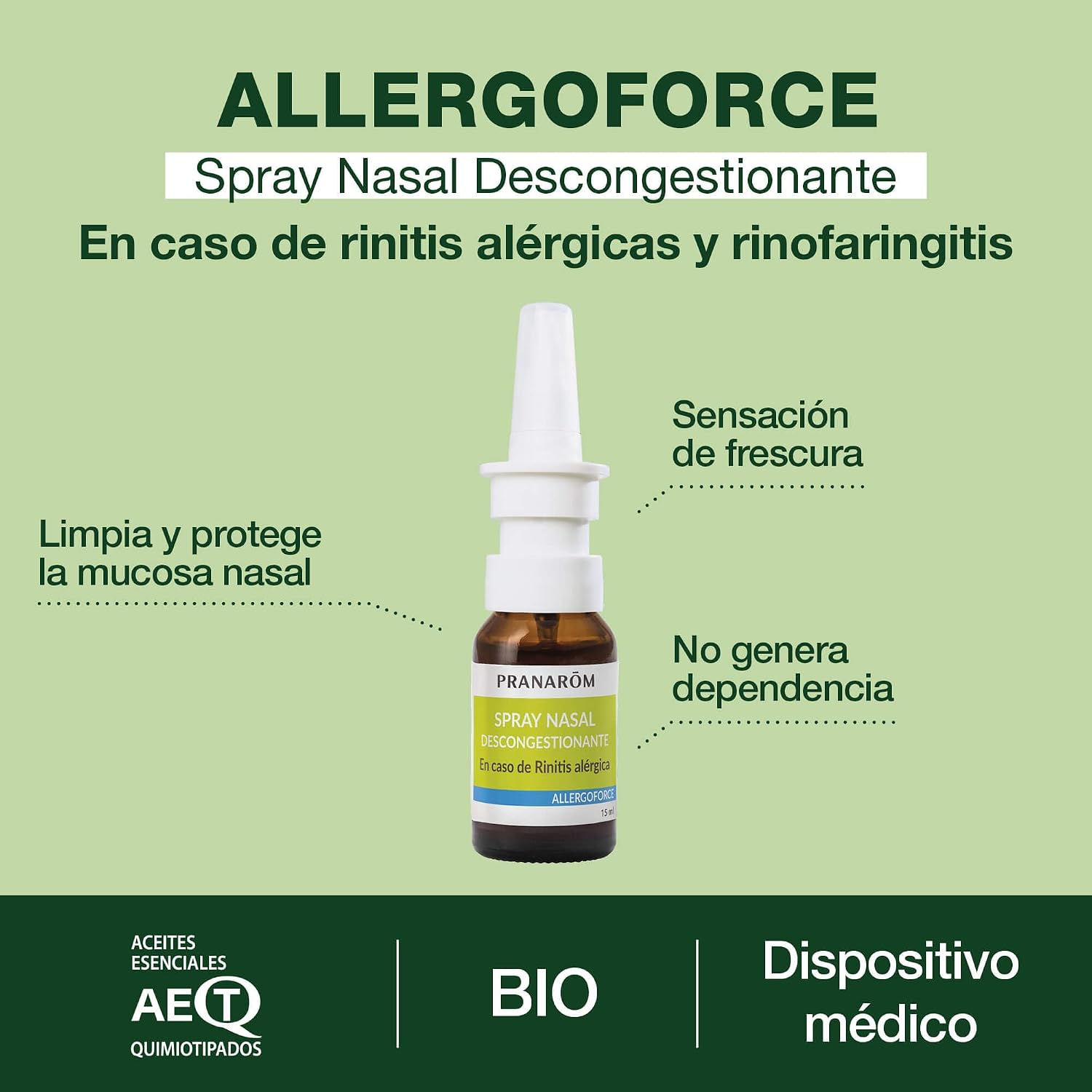Thumbnail 1 de PRANAROM Allergoforce Spray 15 ml 💊