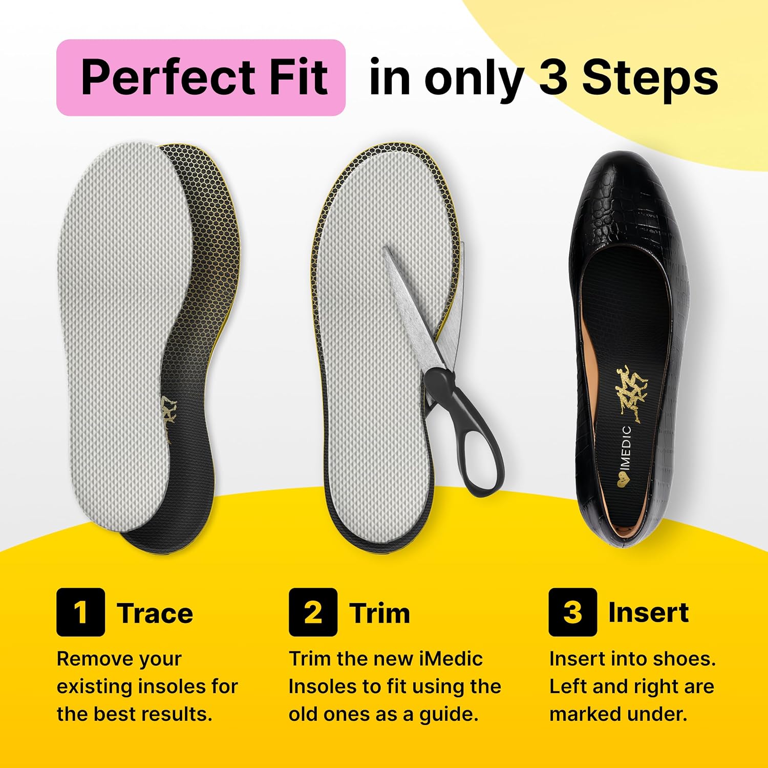 Thumbnail 4 de iMedic Orthotic Insoles Size S 6–7 for Plantar Fasciitis