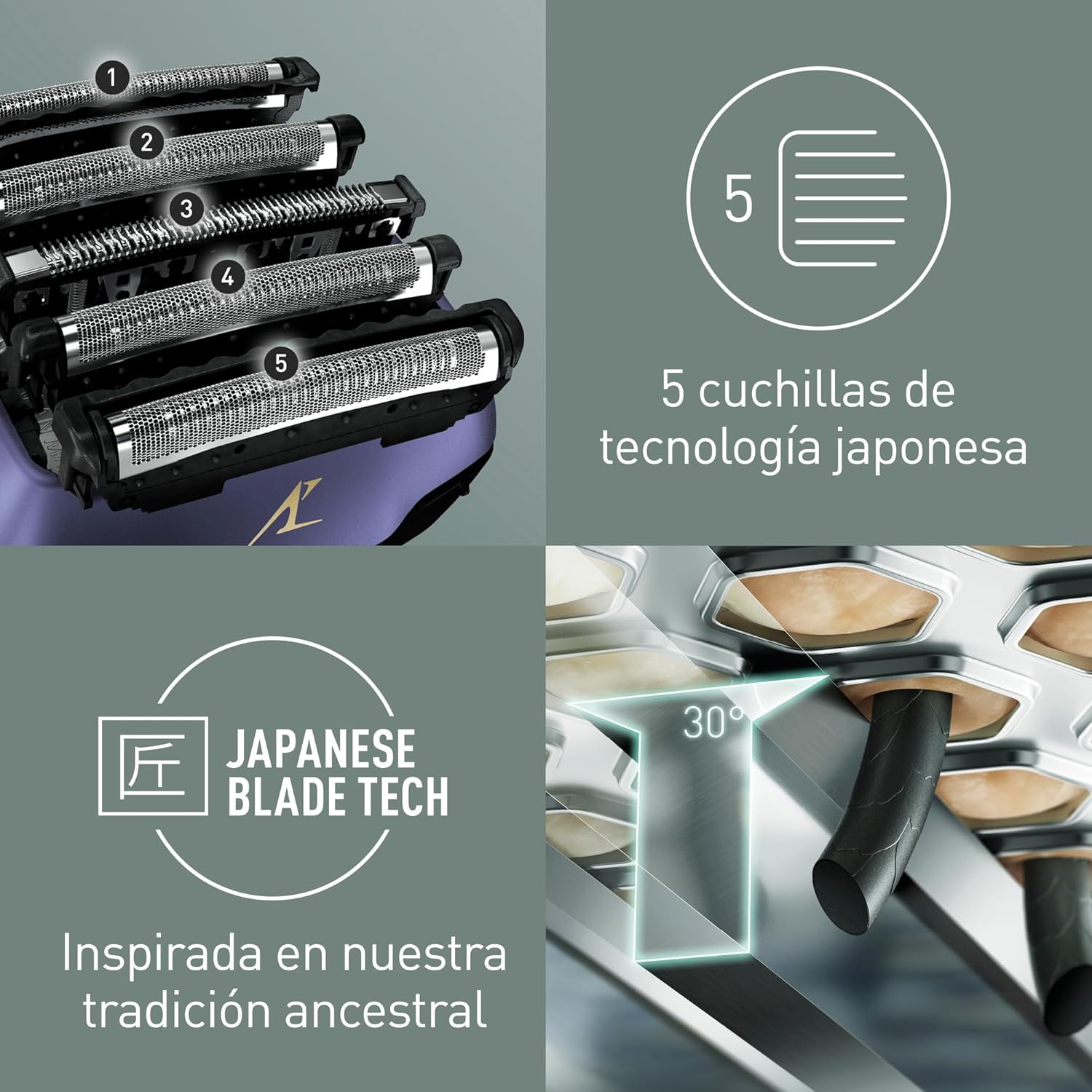 Thumbnail 2 de Panasonic Series 800 ES-LV67 Afeitadora Premium ✂