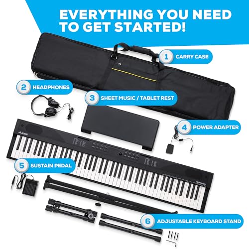Detalle de Alesis Recital Play 88-Key Piano Keyboard Bundle