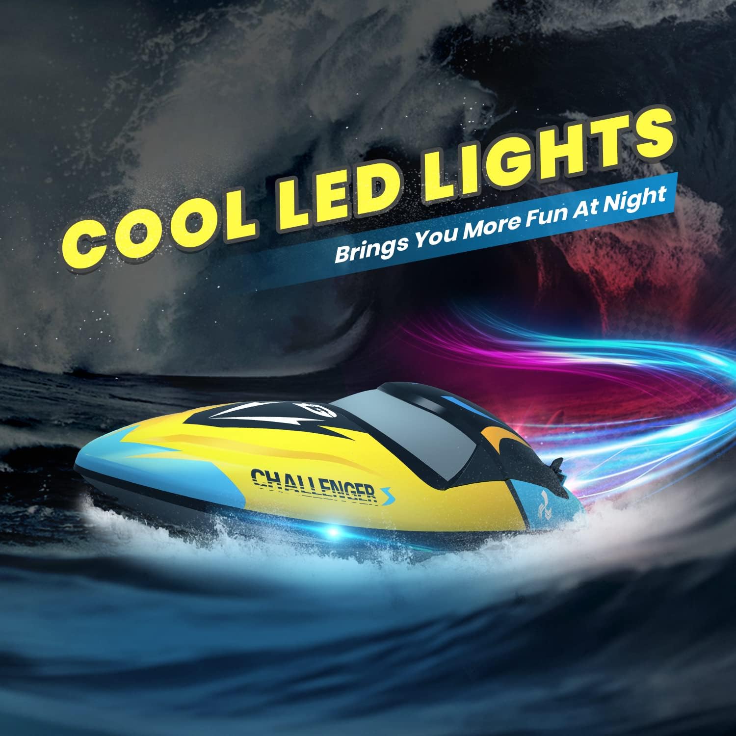 Thumbnail 4 de DEERC ferngesteuerte Boote mit Bürstenlosem Motor 2212 30 km/h
