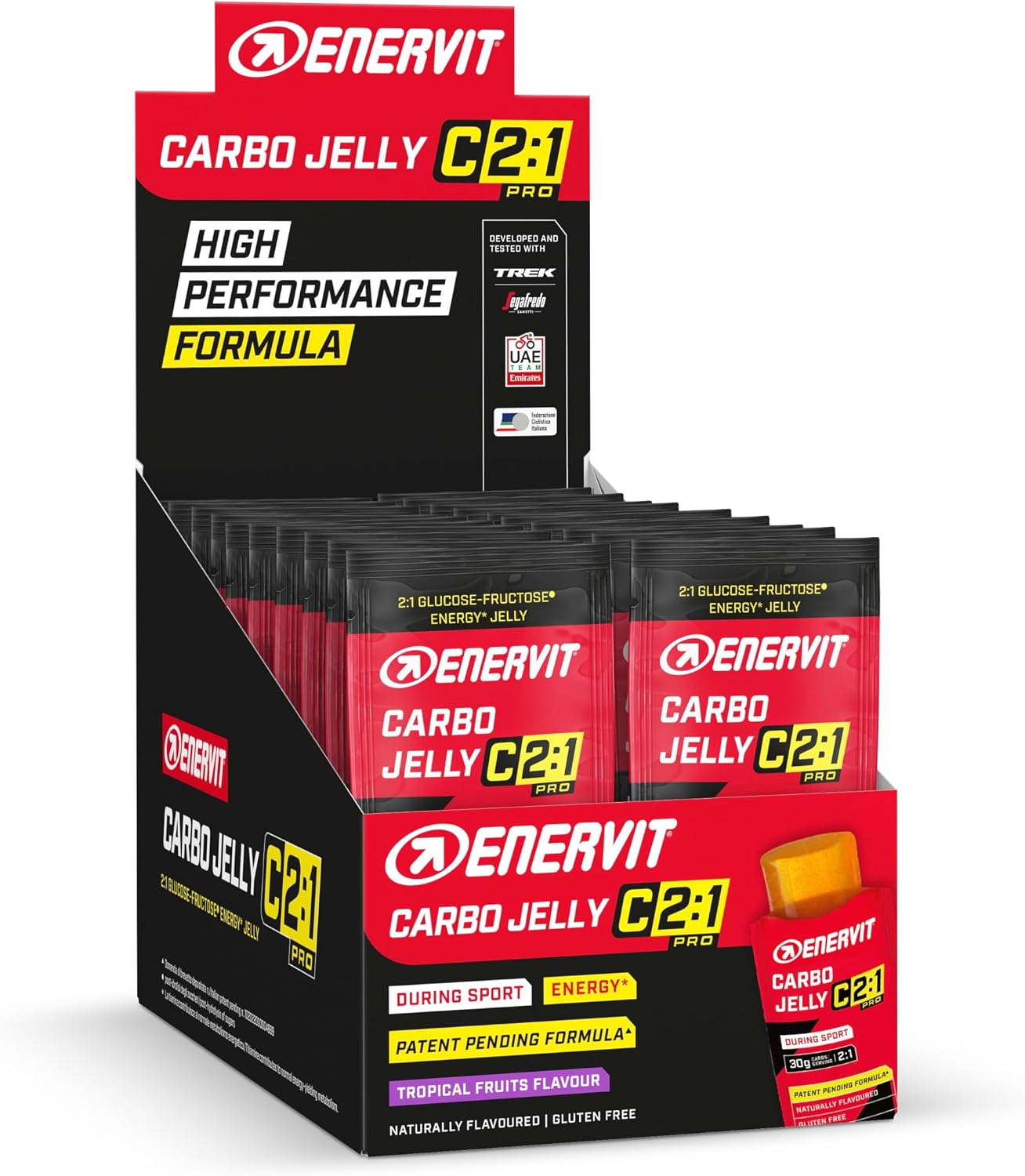 Thumbnail 3 de Enervit Carbo Jelly C2:1PRO gel energetico 30 g 🍫