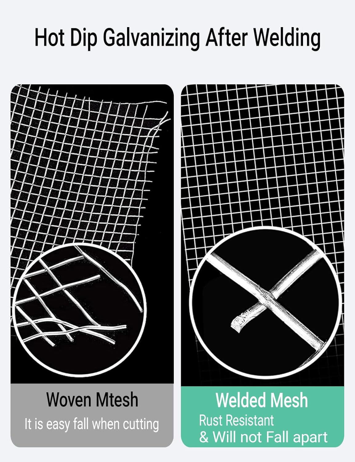 Thumbnail 1 de C&Xanadu Rodent Mesh 400mm x 12m – Galvanised Welded Wire Mesh Roll for Rat and Mouse Prevention