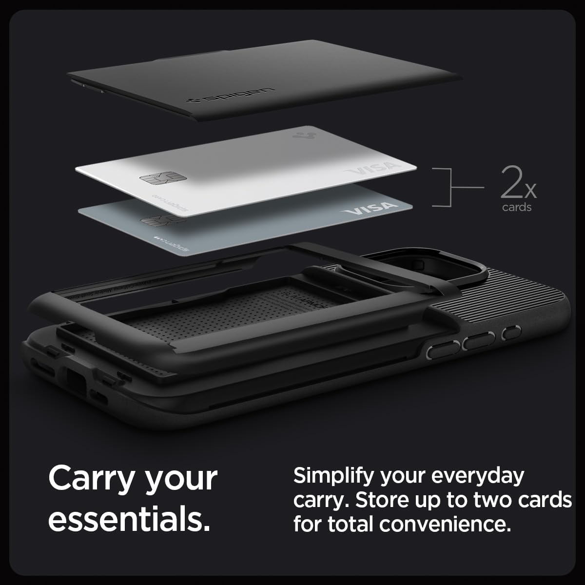 Thumbnail 2 de Spigen Slim Armor CS iPhone 15 Pro coque portefeuille