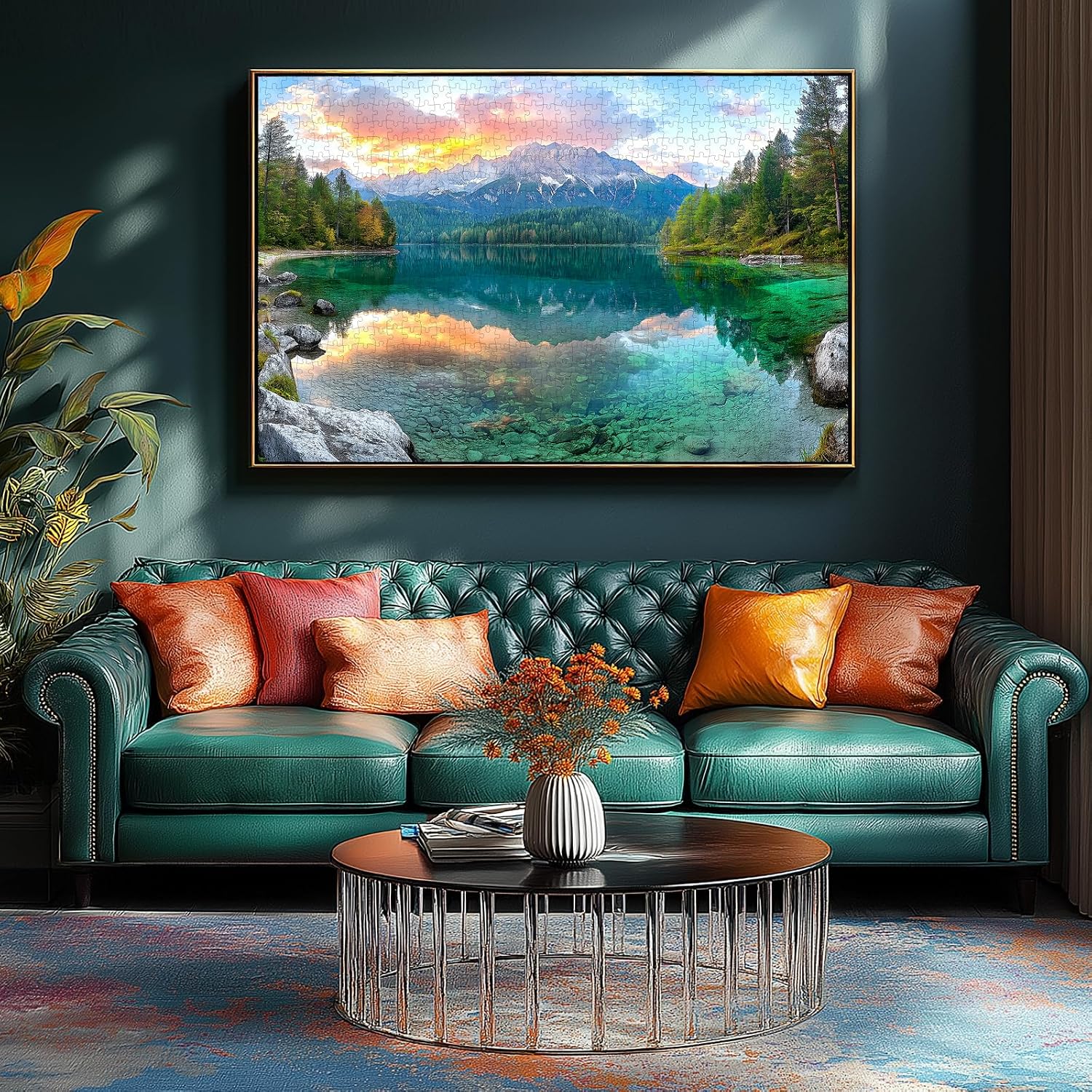Detalle de Eibsee Lake 1,000-Piece Jigsaw Puzzle