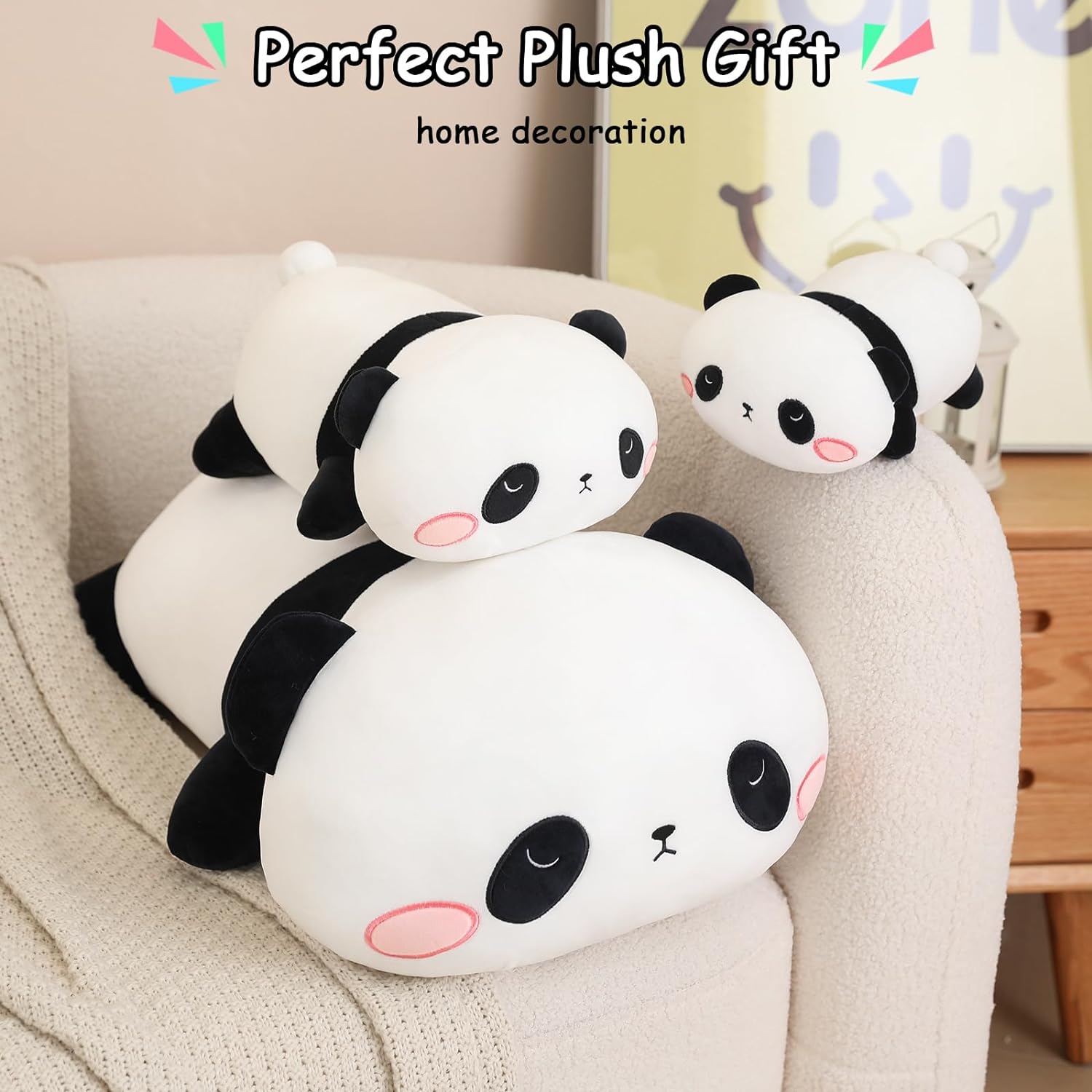 Thumbnail 5 de SQEQE Weighted Panda Plush (9.8 Inch, 0.8 Lbs) — Weighted Panda Stuffed Animal & Sleep Pillow Toy