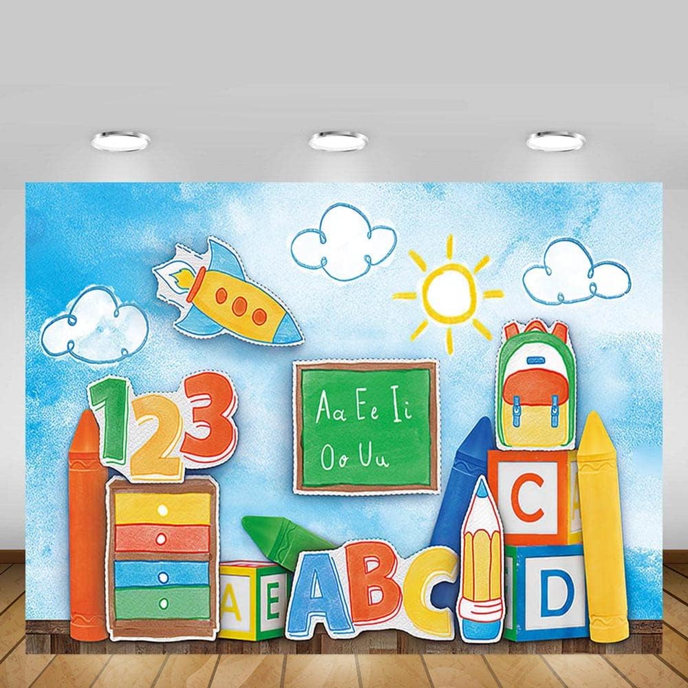 Thumbnail 3 de MEHOFOND 7x5ft Back To School Backdrop