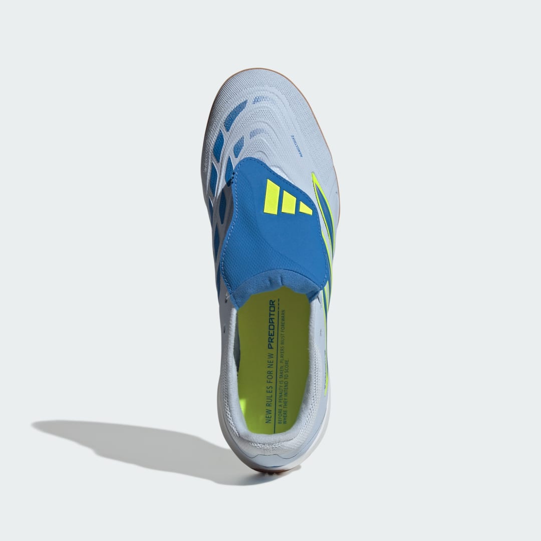 Detalle de Zapatilla de fútbol sala Adidas Predator League Fold-Over Tongue Indoor – Azul