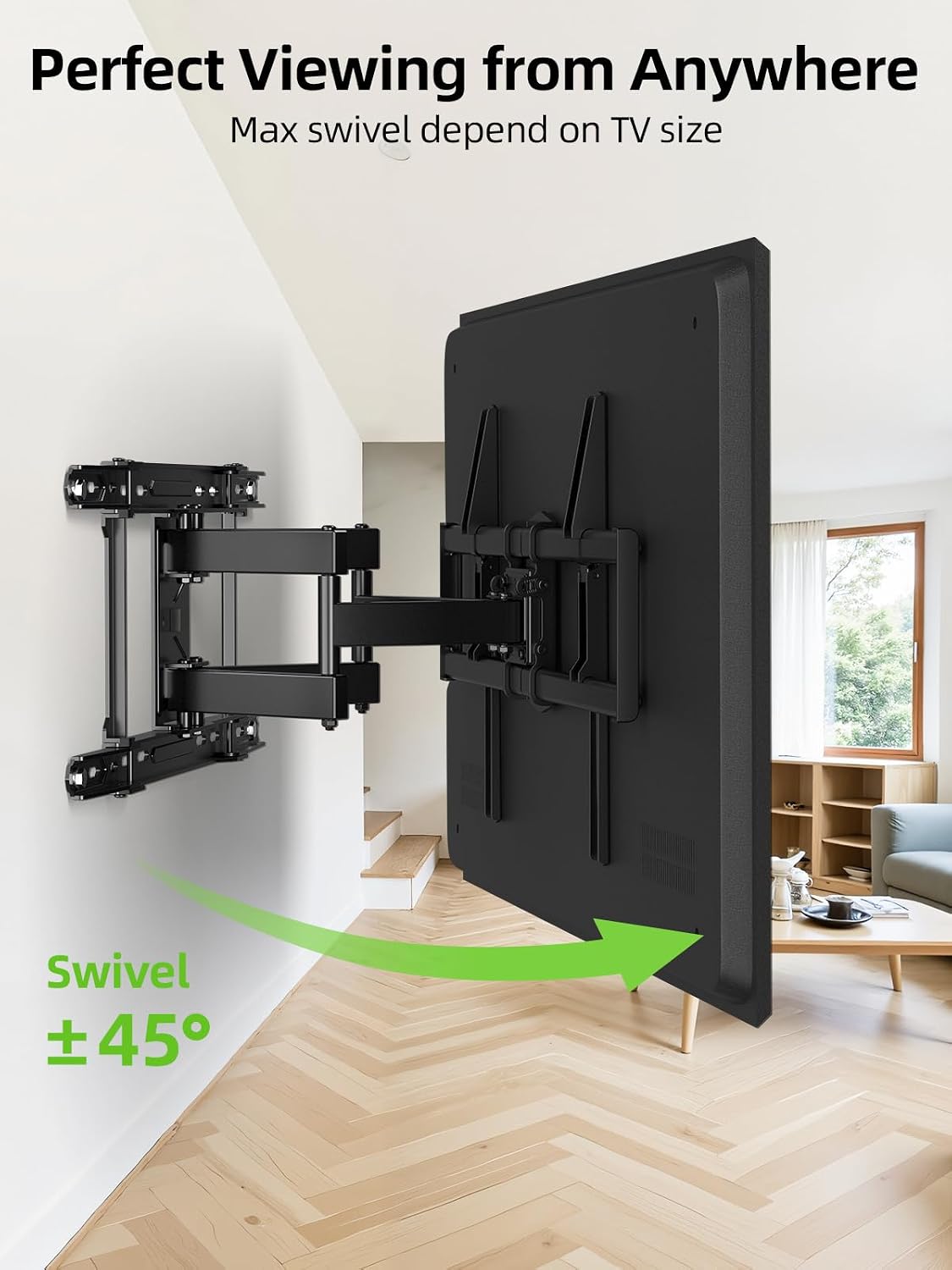 Detalle 1 de USX MOUNT XML021 Full-Motion TV Wall Mount, 42–84", 110 lb