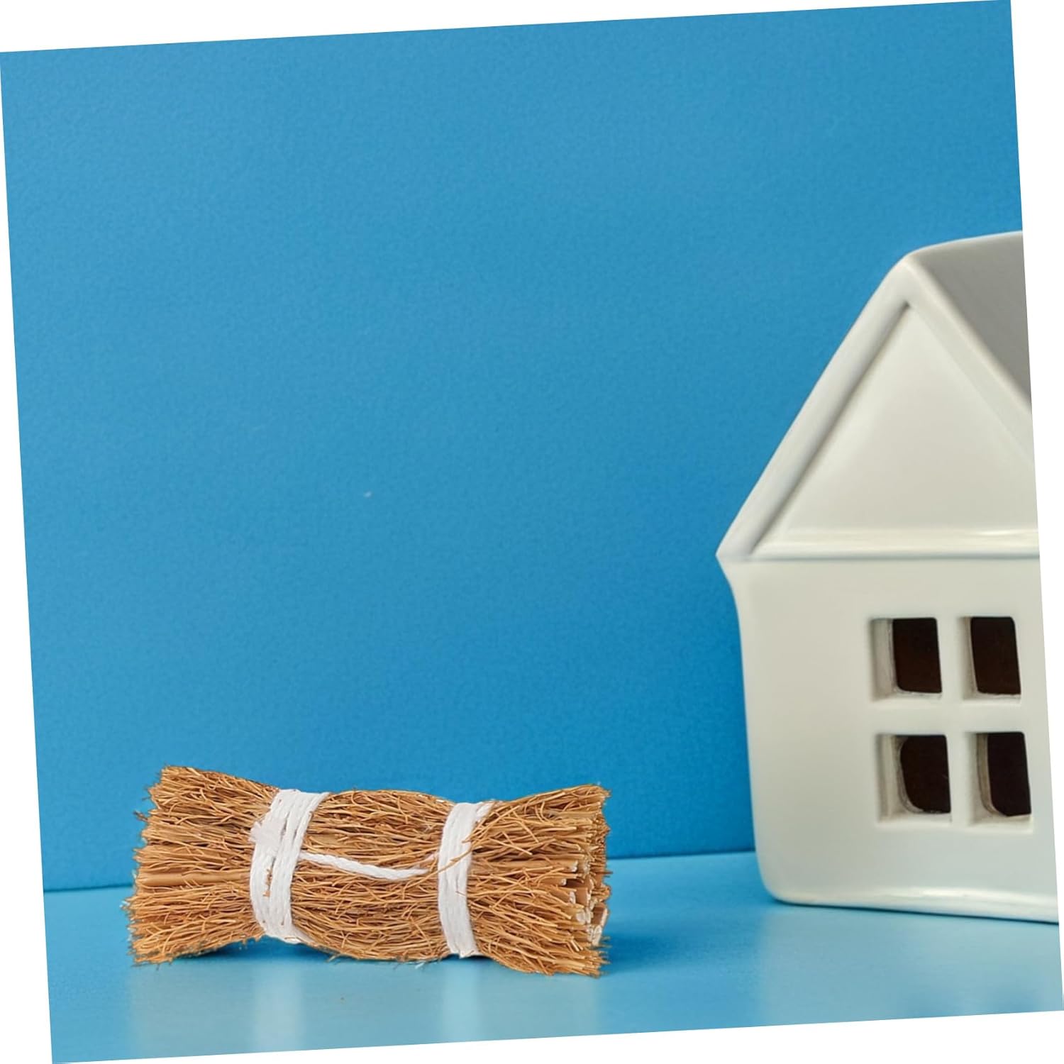 Thumbnail 6 de SUPVOX 6 handgefertigte Miniatur-Heuballen aus Grasmaterial für Puppenhaus, DIY & Fotografie