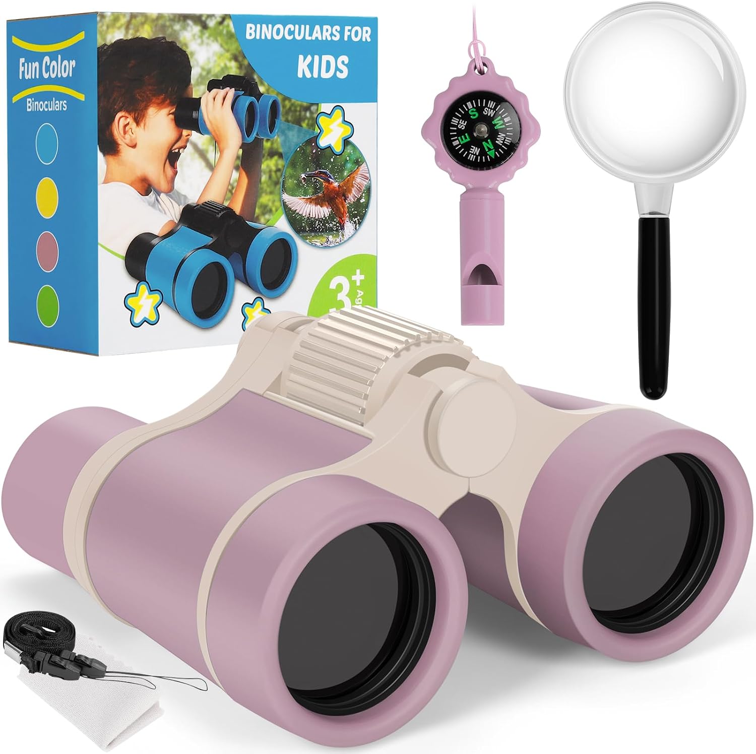 Detalle de Binoculars for Kids pink