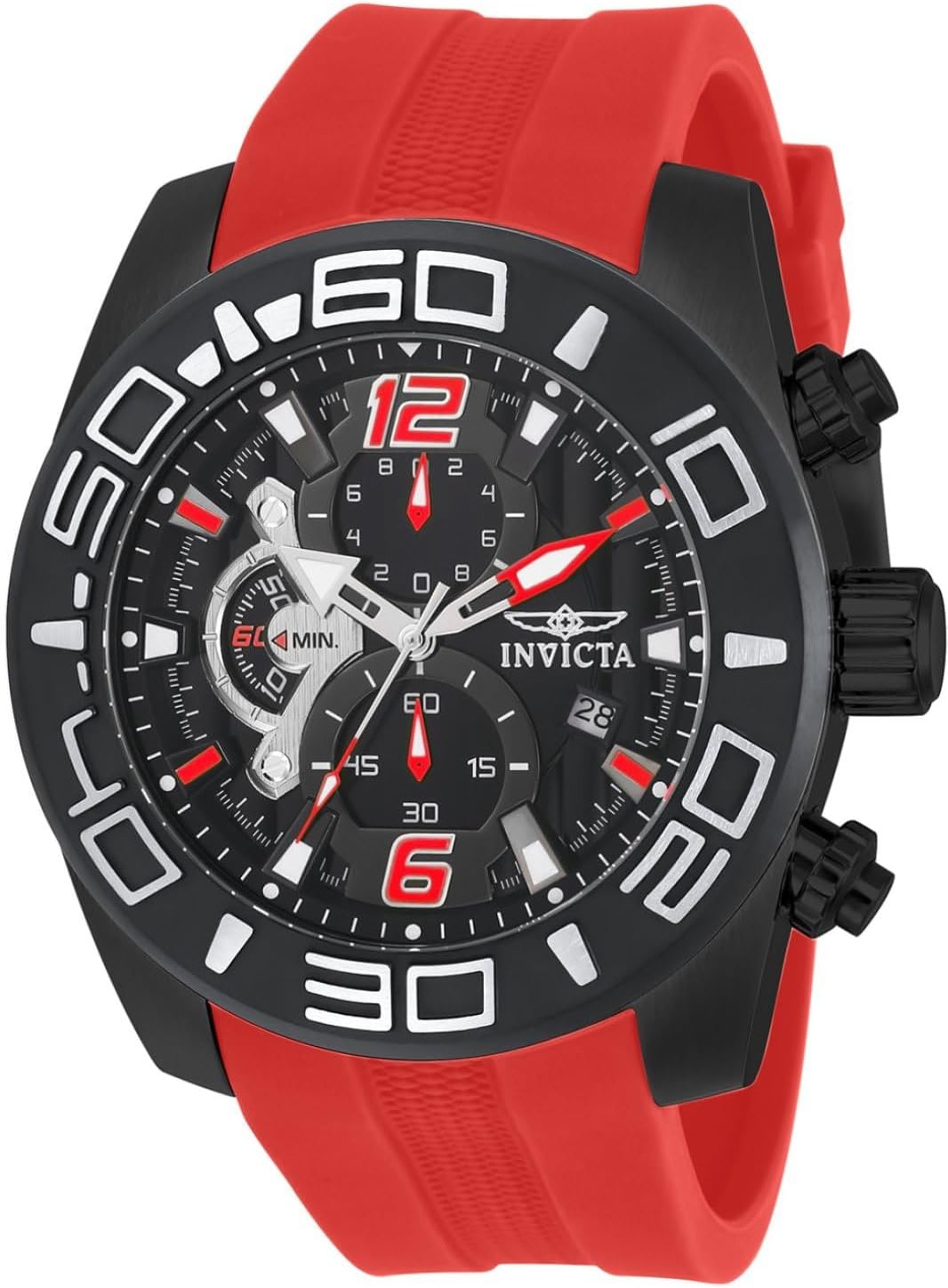 Thumbnail 3 de Invicta Pro Diver Uomo - Orologio da 50 mm in acciaio con movimento Quarzo, cinturino stabile e blu dial