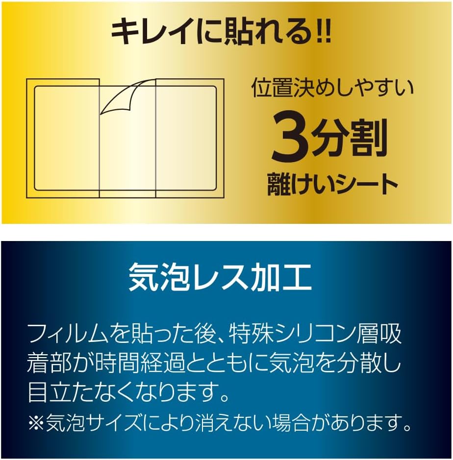 Detalle 2 de ナカバヤシ Z0905 Nintendo Switch 2用ディスプレイ保護フィルム AR低反射・光沢・気泡レス加工