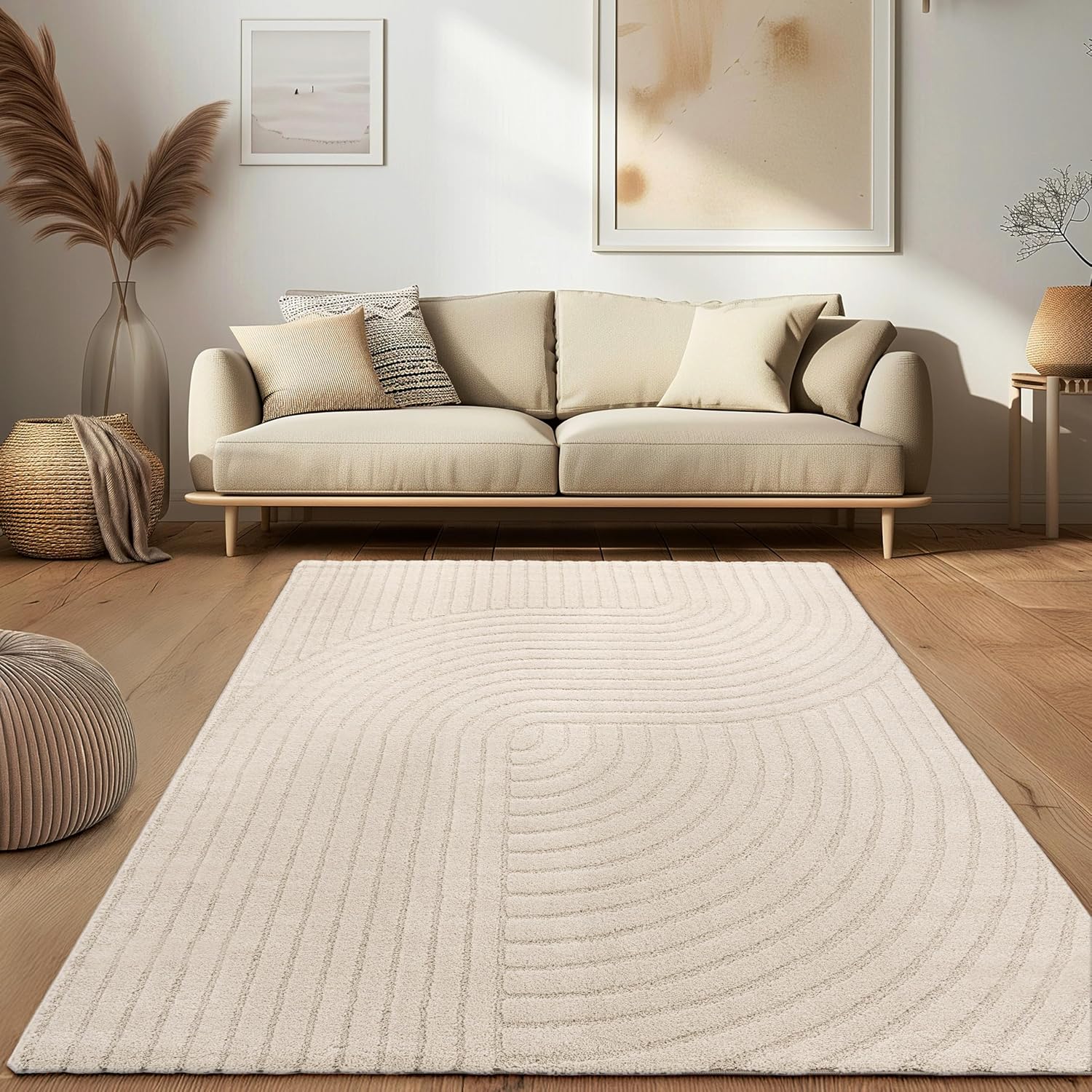 Thumbnail 6 de Paco Home Tapis 120x160 cm Tapis à Poils Courts