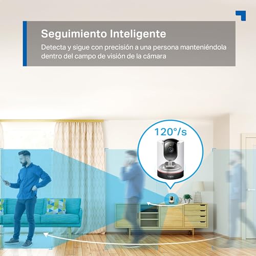 Thumbnail 6 de Tapo C225 – Cámara IA 360° 2K QHD con visión nocturna, audio bidireccional y detección inteligente