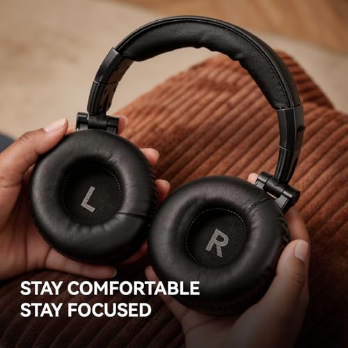 Thumbnail 7 de OneOdio Wired DJ Hi-Res Over-Ear Headphones for PC, Keyboard Guitar - Black