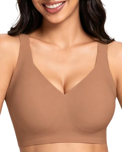 Detalle de HOWIN soutien-gorge sans armature grande taille, bande jelly 360° et dos en U