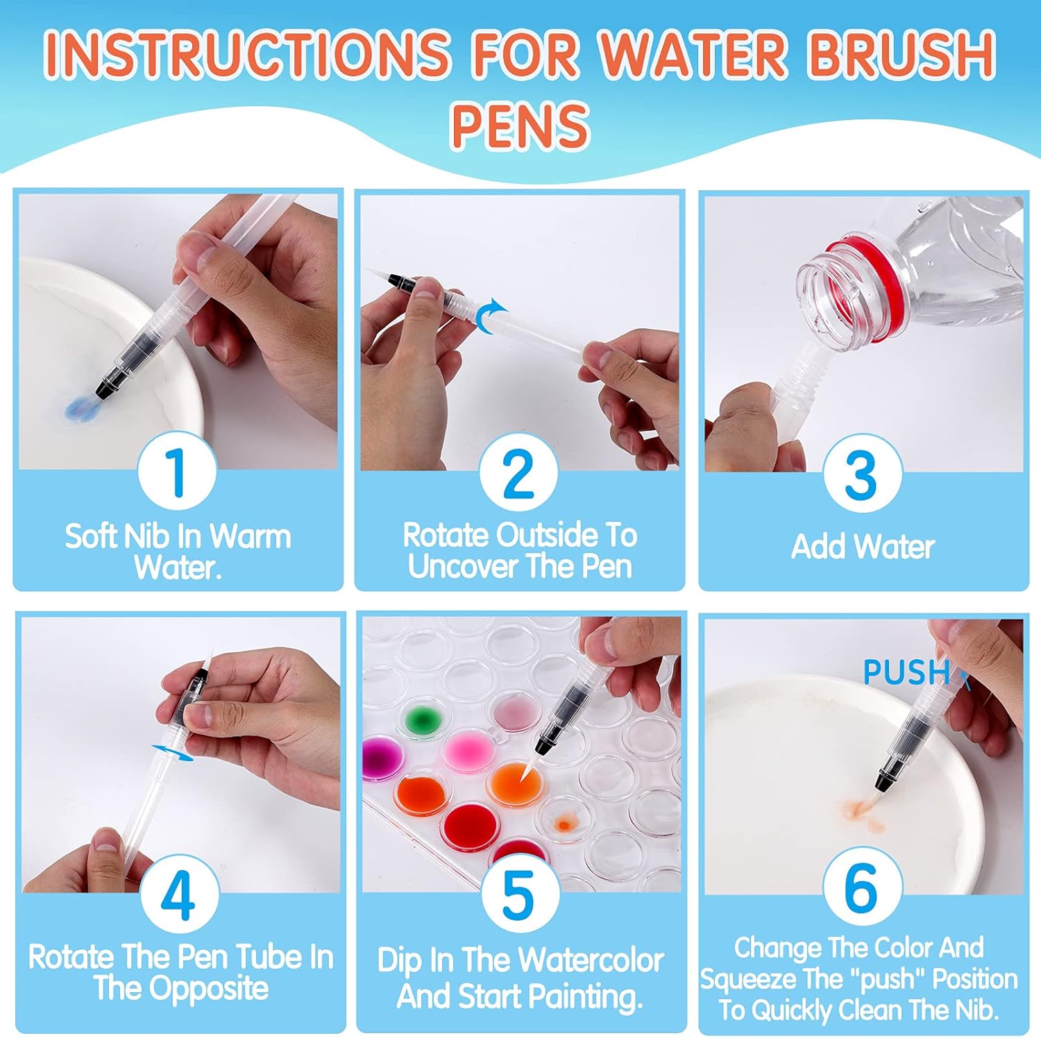 Thumbnail 6 de Watercolor Paint 48 Colors Set 🎨