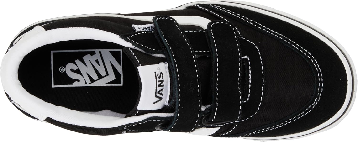 Detalle de Vans Mixte Enfant Brooklyn Mid V Basket : style classique et confort pour les petites sneakers