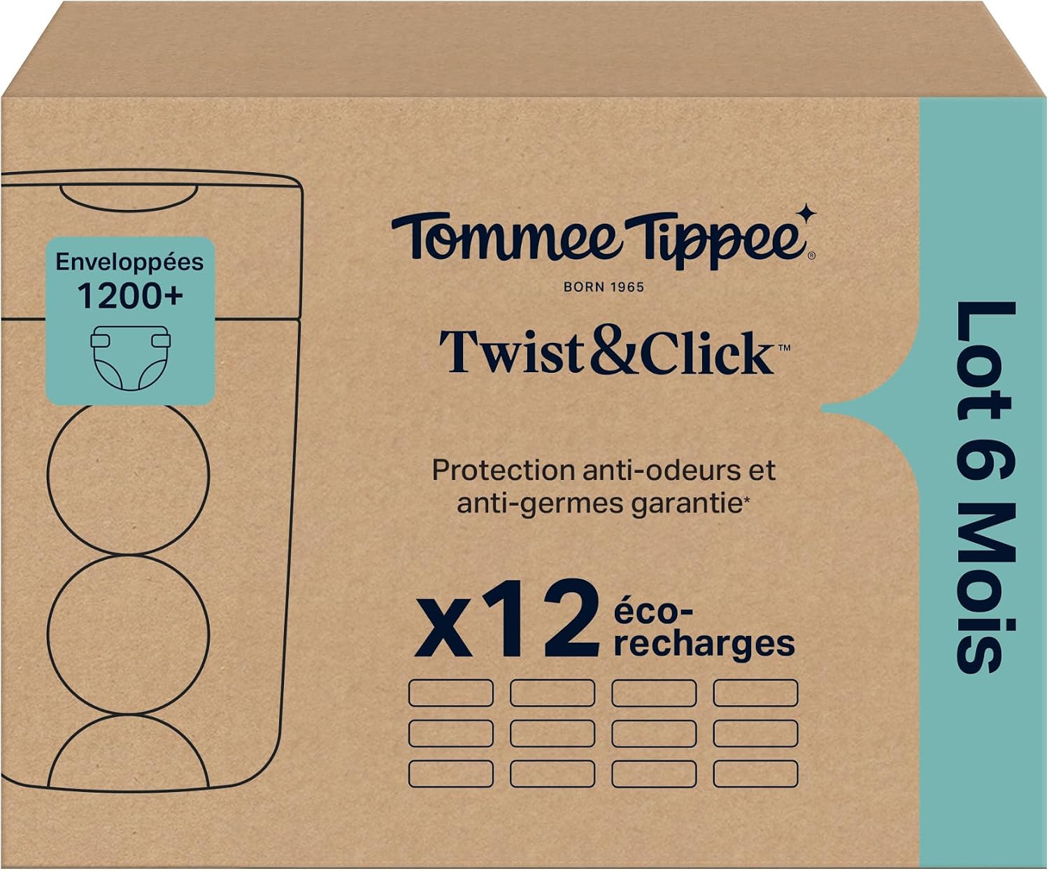 Thumbnail 1 de Tommee Tippee Film Twist & Click 10,5 m