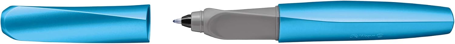 Thumbnail 2 de Pelikan Twist Tintenroller für Rechts- und Linkshänder in Frosted Blue – mit kleiner Tintenpatrone