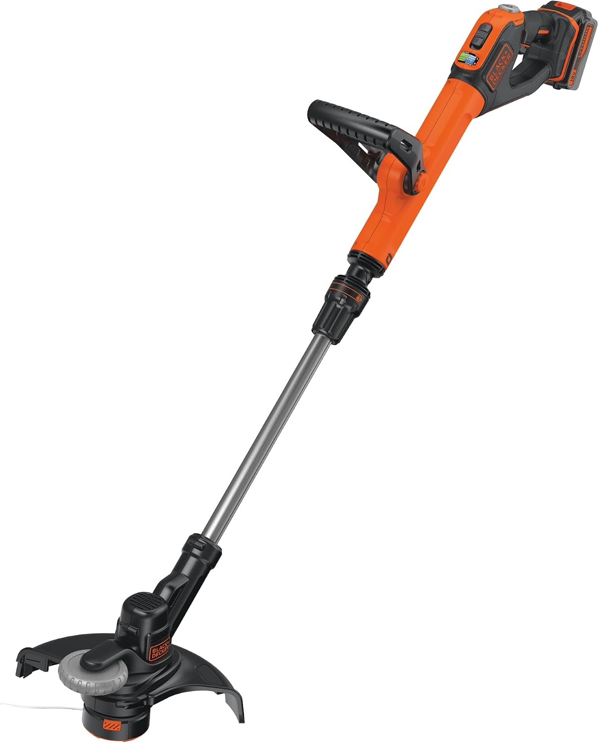 BLACK+DECKER POWERCONNECT STC1840EPC-QW: tagliaerba a corda da 30 cm a batteria con tecnologia E-Drive