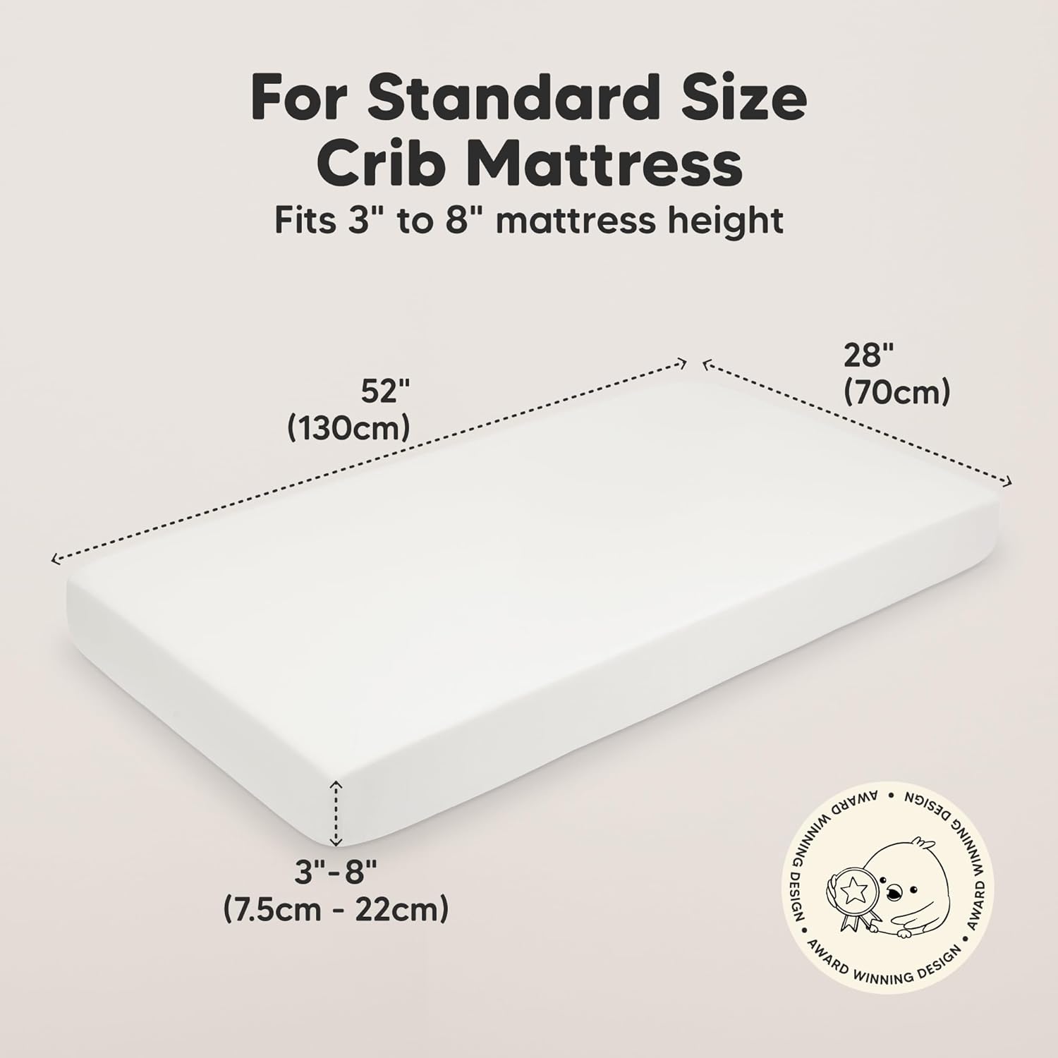 Thumbnail 1 de KeaBabies 2-Pack Crib Sheets