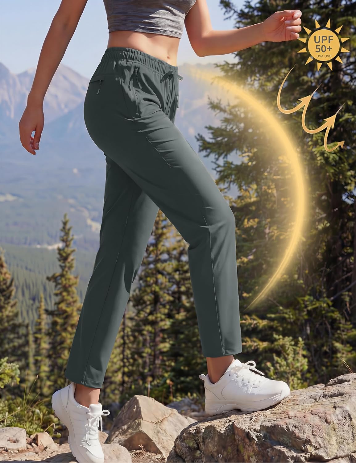 Thumbnail 6 de MAGCOMSEN Women's Hiking Pants, Quick-Dry, Water-Resistant, UPF 50+