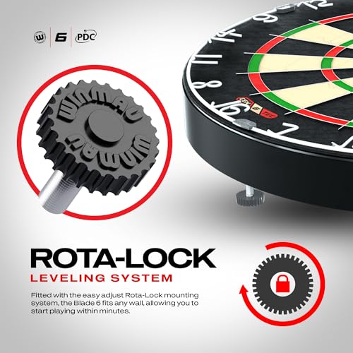 Detalle de WINMAU Blade 6 Standard Dart Board | Official PDC Tournament Specs