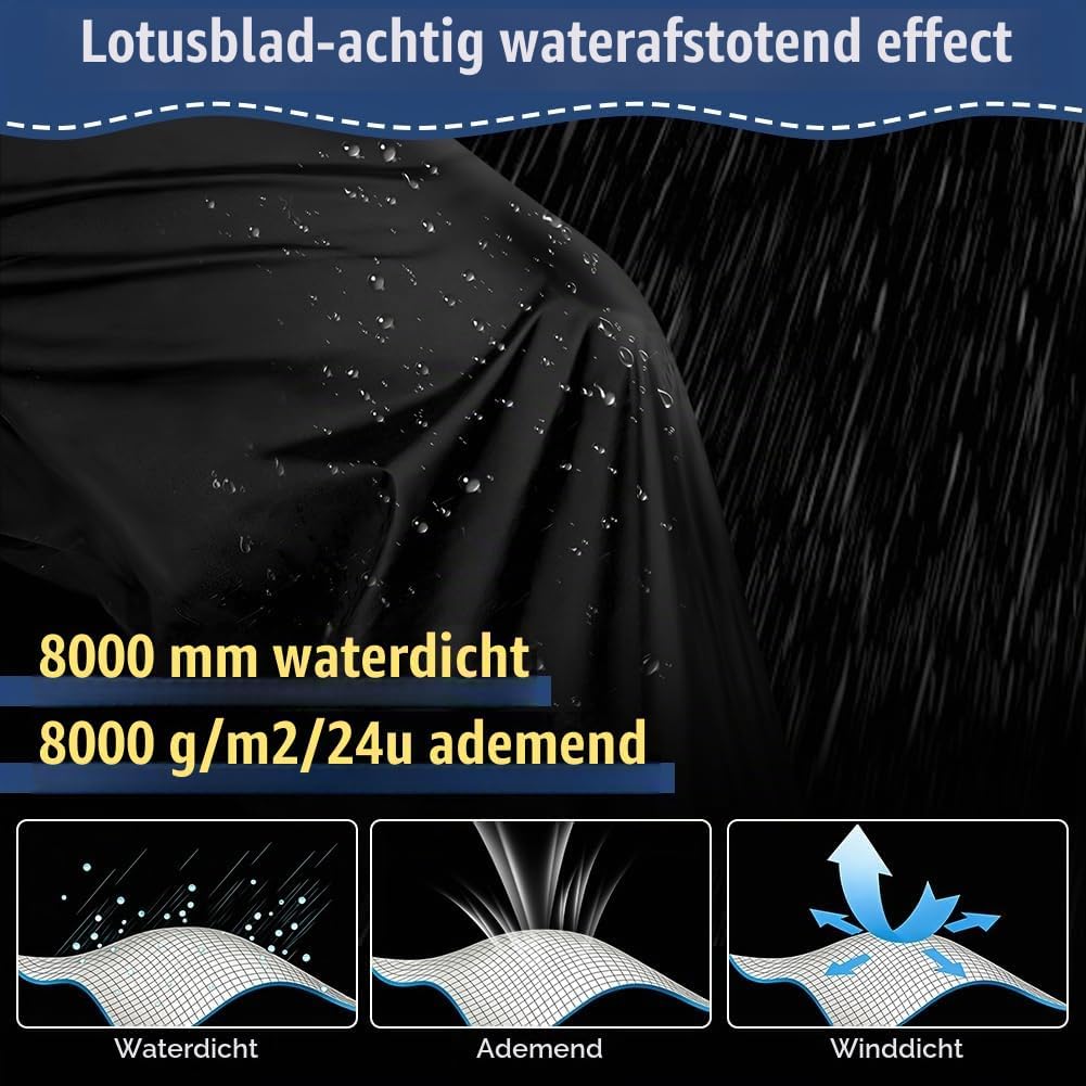 Thumbnail 4 de BSBUY waterdichte wandelbroek voor dames en heren, winddicht en ademend
