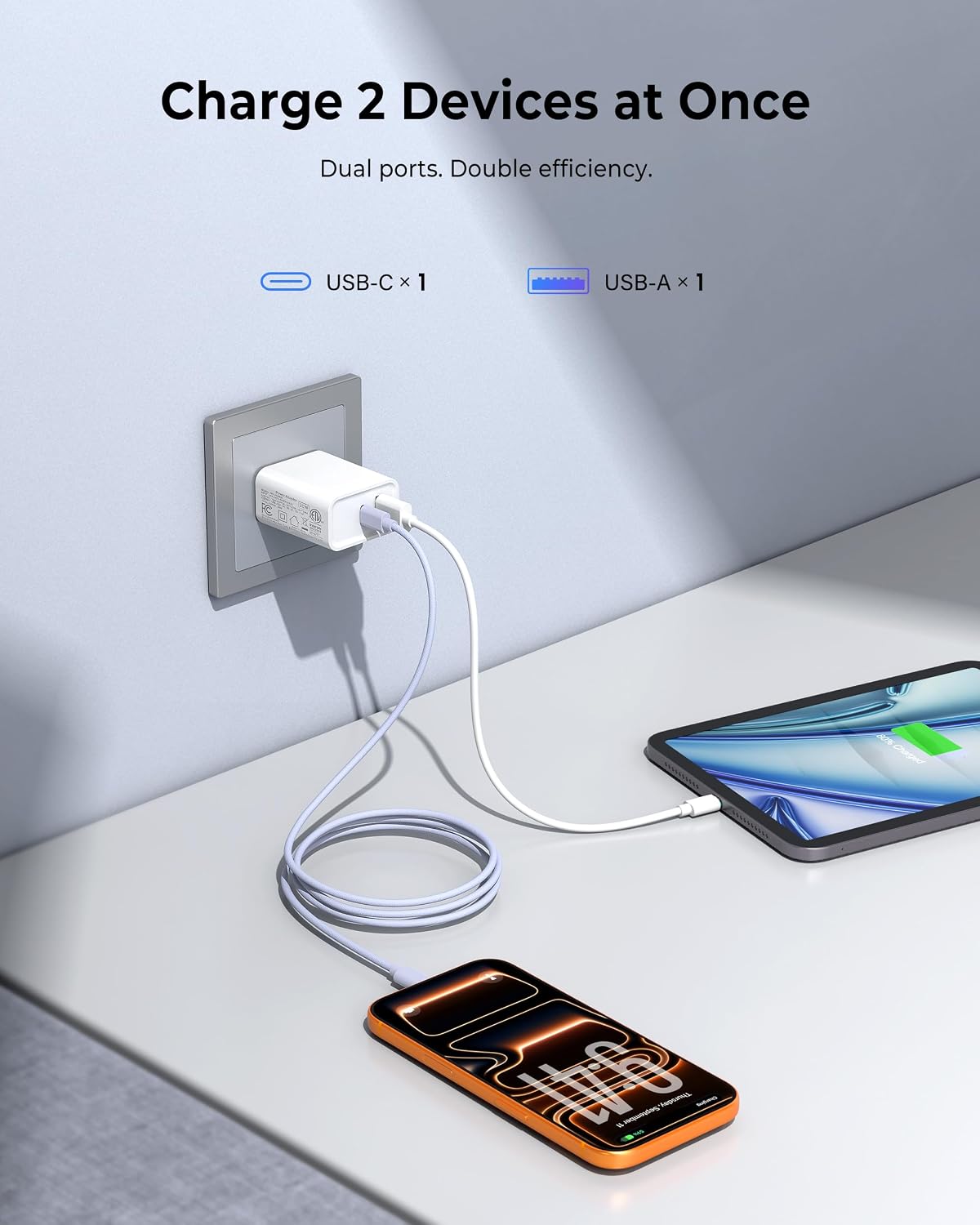 Detalle de 3 Pack 20W USB-C Wall Charger ⚡