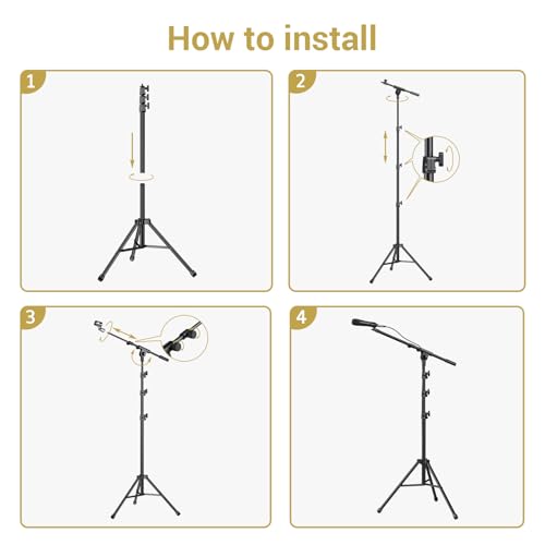 Thumbnail 7 de TONOR Professional Vocal Microphone for Singing with 16.4ft/5m XLR Cable and Heavy-Duty Stand