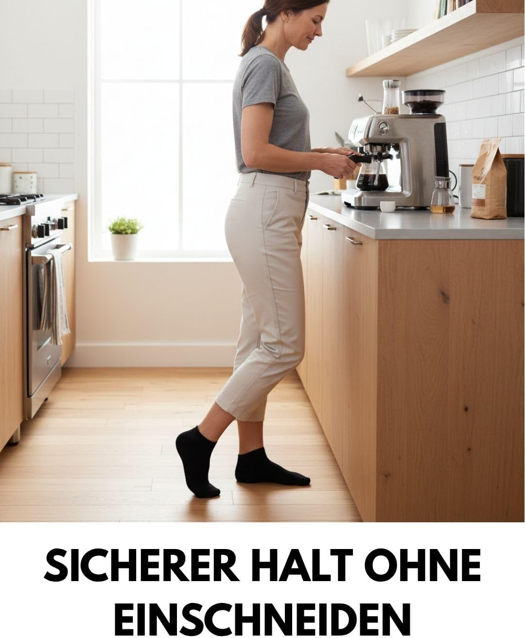 Detalle de sockenkauf24: 10 Paar Diabetiker Sneaker Socken – ohne Gummibund, nahtfrei, komfortabel