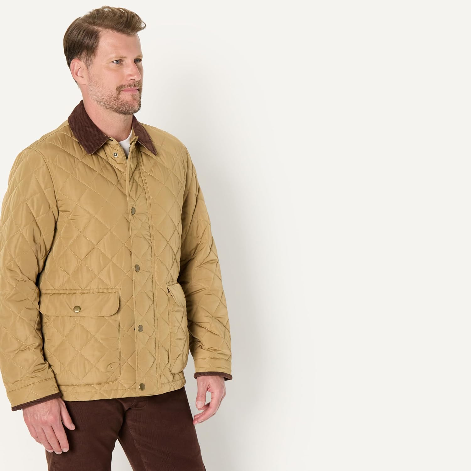 Detalle 2 de Amazon Essentials Quilted Midweight Jacket 74.9 cm