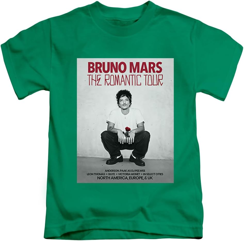 Detalle de Red Text Bruno pop Mars The Romantic Novelty Meme Iconic Trending Trend Tee