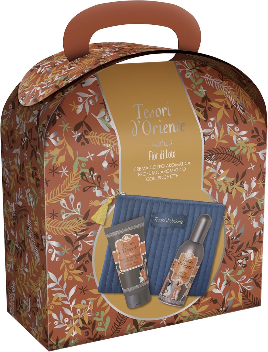 Thumbnail 6 de Tesori d'Oriente Byzantium Set Regalo da Viaggio con Profumo Aromatico 100 ml e Crema Corpo 75 ml + Pochette