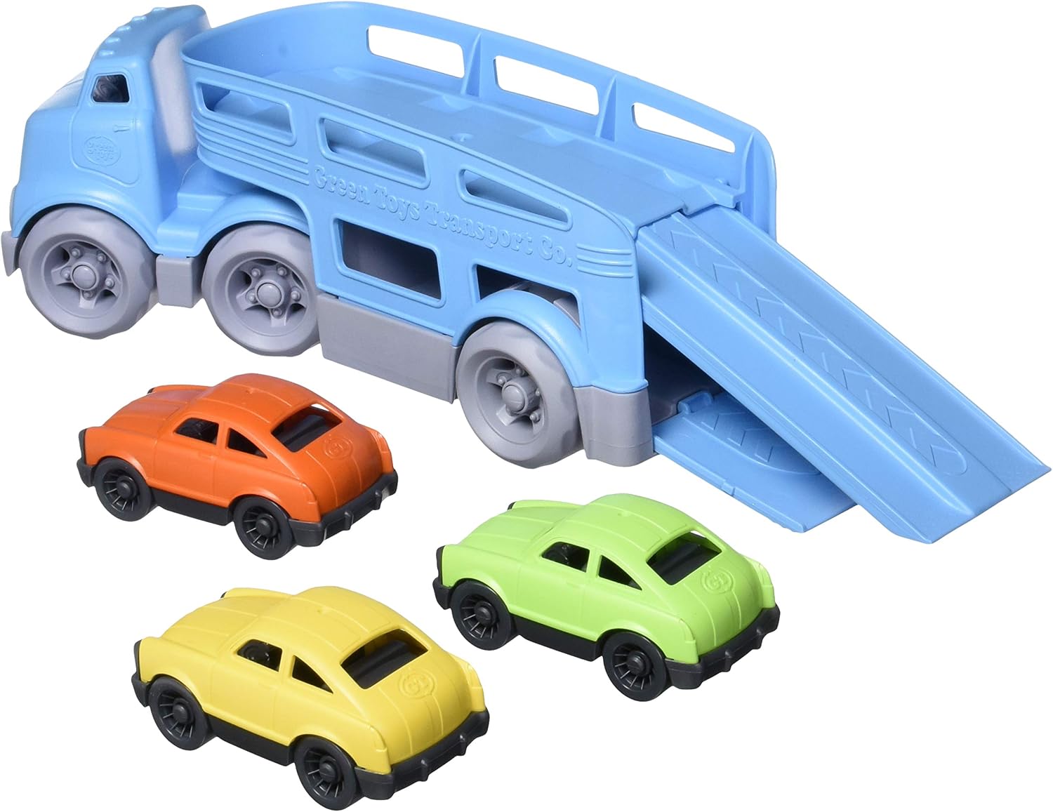 Detalle 2 de Green Toys Car Carrier, Blue