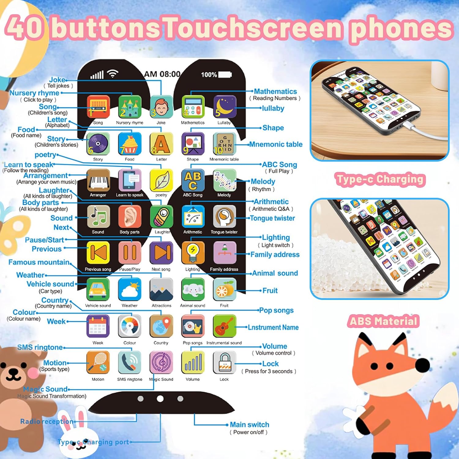 Thumbnail 5 de Kids Phone with 10000+ Educational Content
