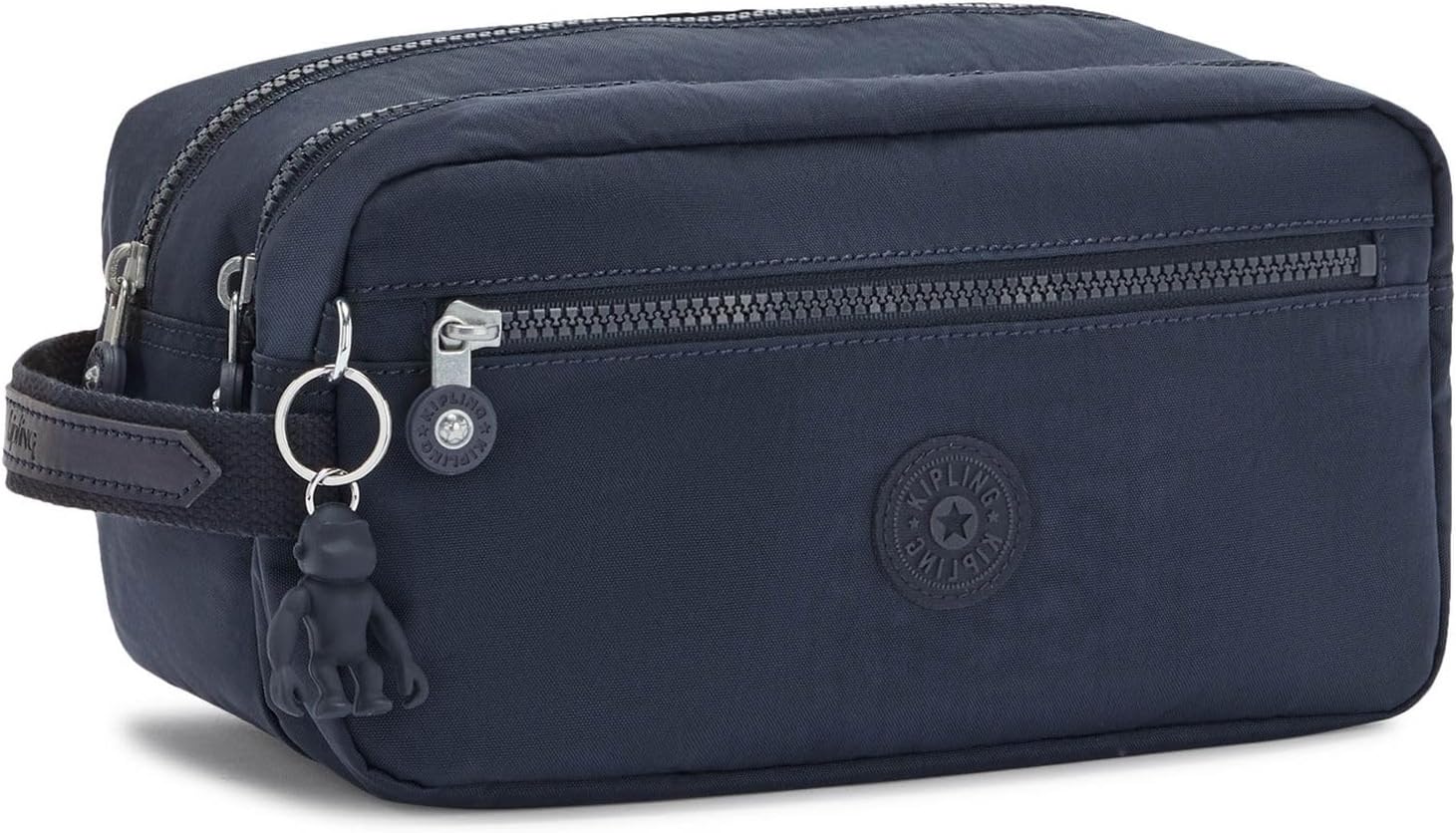 Detalle de Kipling AGOT mittelgroße Kosmetiktasche aus Polyamid – reisetauglicher Kulturtasche für unterwegs
