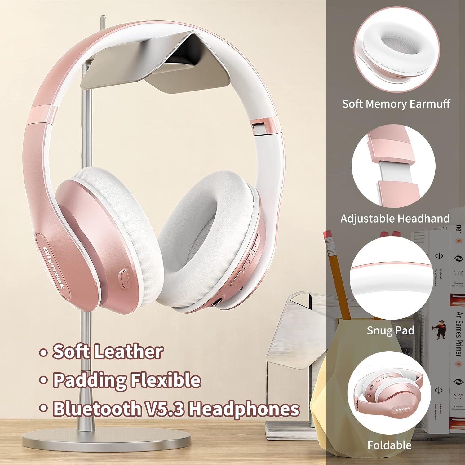 Thumbnail 3 de Glynzak 65H Wireless Bluetooth Headphones