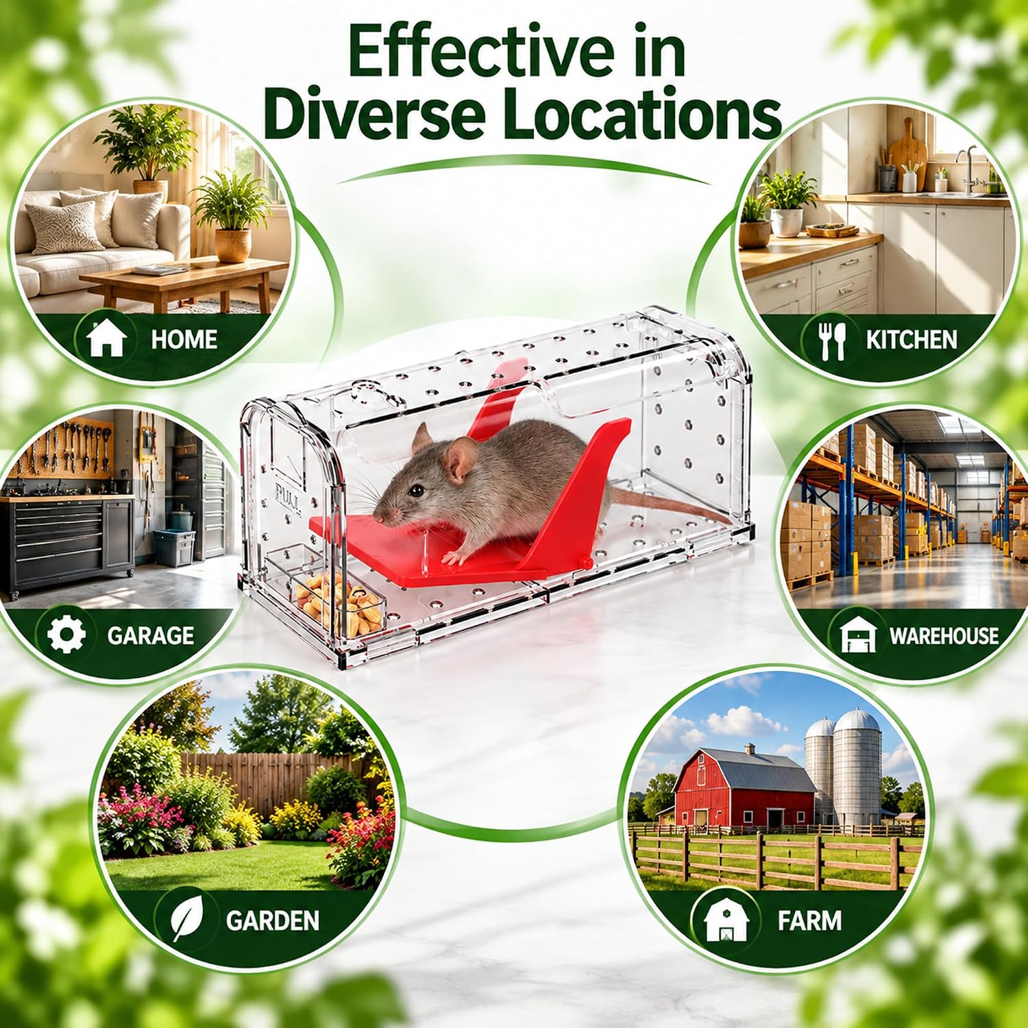 Thumbnail 6 de ROSHIELD Humane Mouse Trap 2-pack โ reusable ๐ญ
