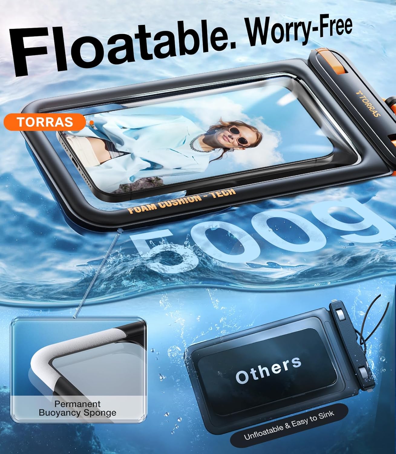 Thumbnail 4 de TORRAS IP68 Waterproof Phone Pouch 7.0
