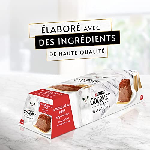 Thumbnail 5 de GOURMET Revelations pâtée Chat Mousseline Poulet et Bœuf – 48 x 57 g