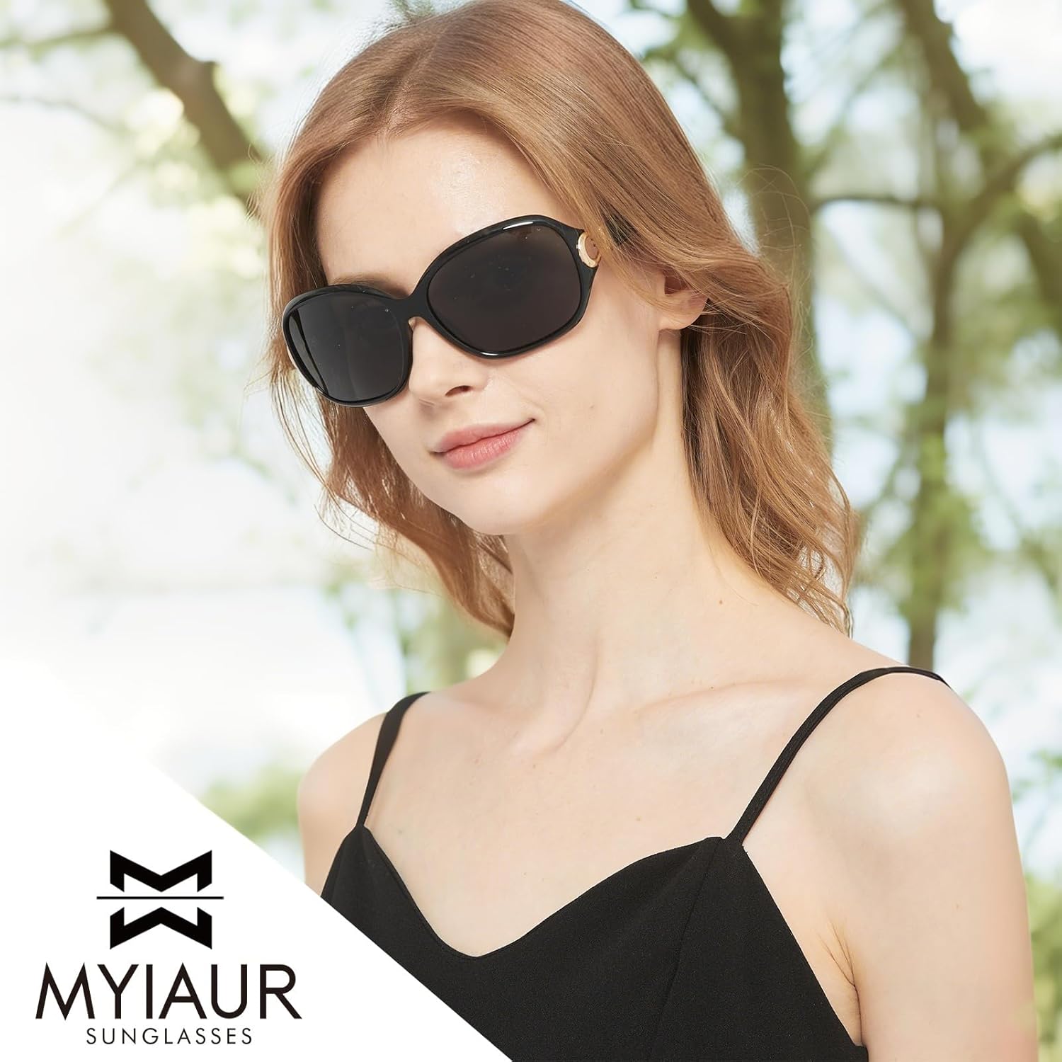 Thumbnail 1 de Myiaur Polarised Oversized Sunglasses for Women with UV400 Protection