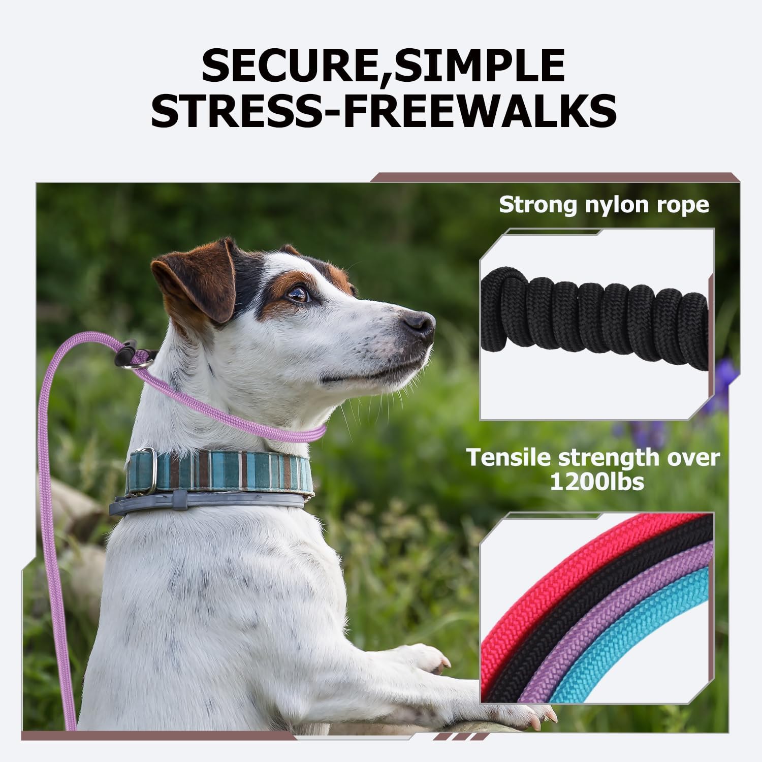Thumbnail 5 de Slip Lead Dog Leash, 4 FT