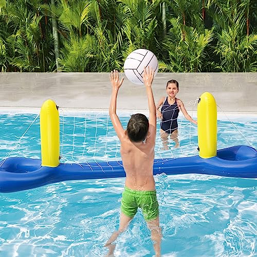 Detalle 2 de Bestway 8' x 25" Volleyball Set para piscina: juego rápido y sencillo