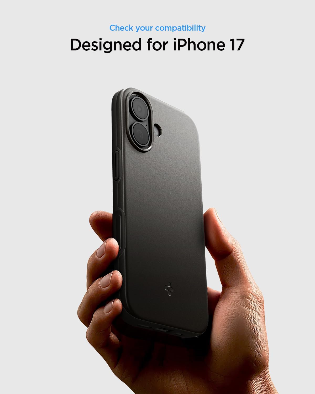 Detalle 2 de Spigen Thin Fit MagFit pour iPhone 17 (coque ultra mince Gunmetal)