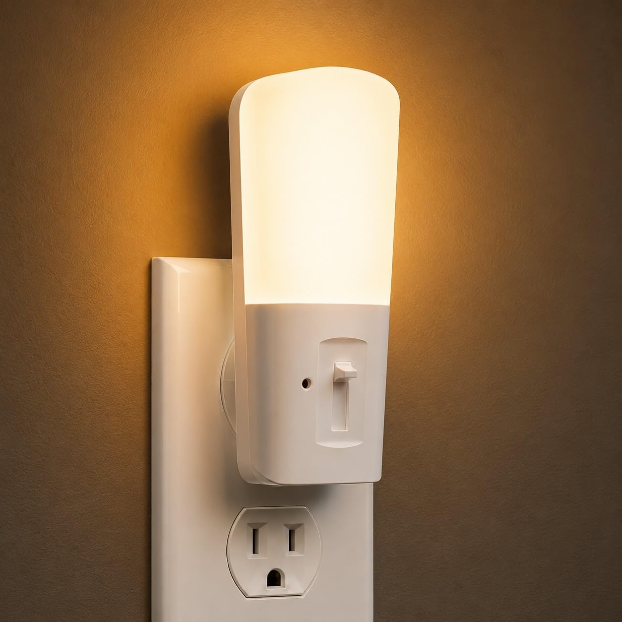 Detalle de LOHAS Dimmable Plug-In Night Lights, 2-Pack, 3000K, 5–80 lm