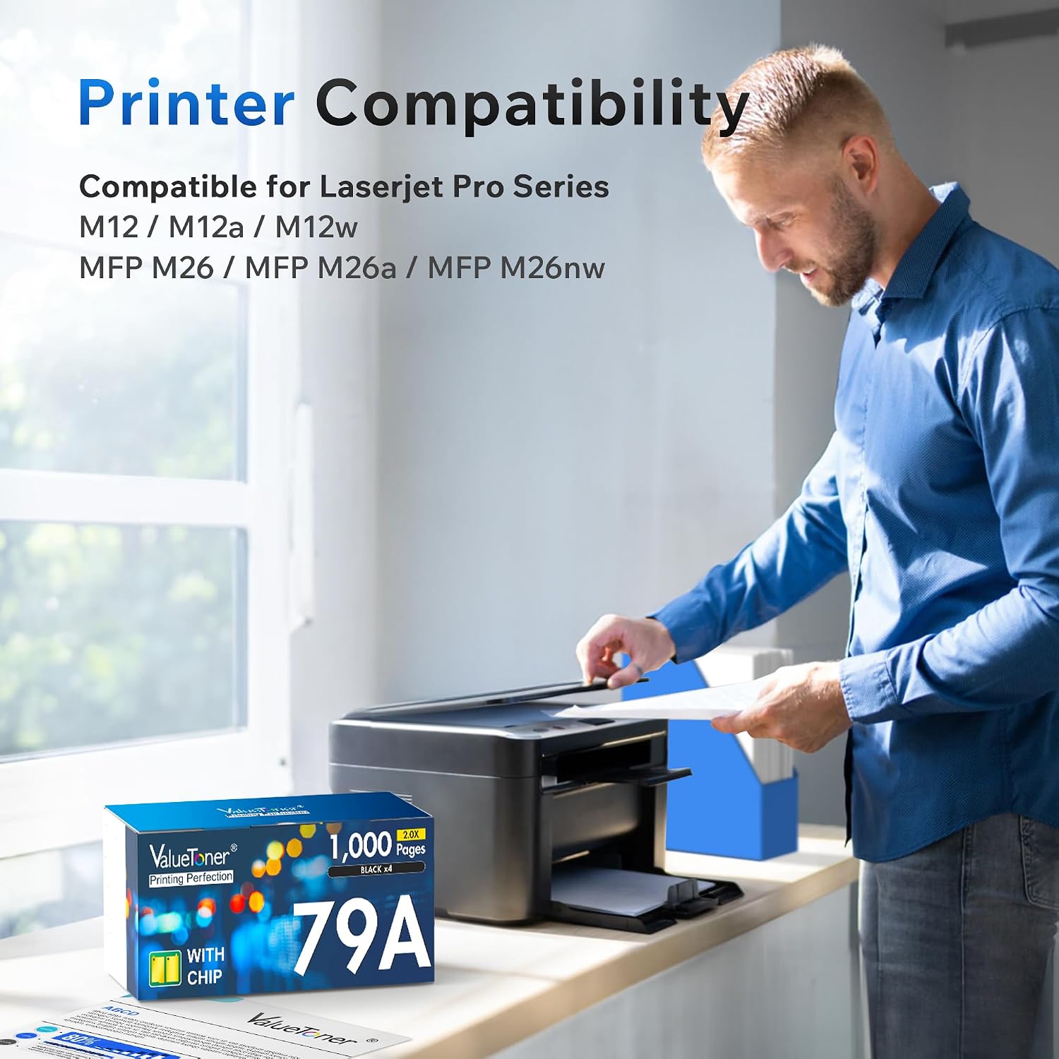 Detalle de Valuetoner Compatible Toner Cartridges 4-Pack