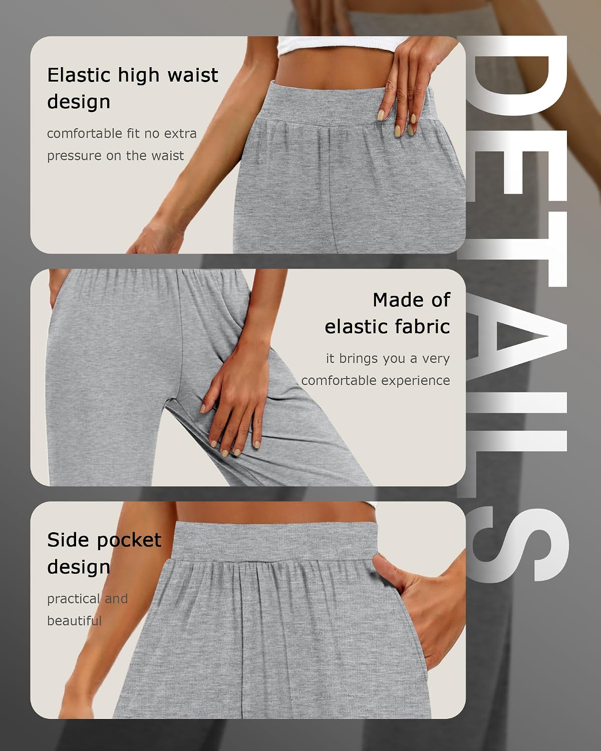 Thumbnail 4 de Huukeay 3 Pack Women's Lounge Pants